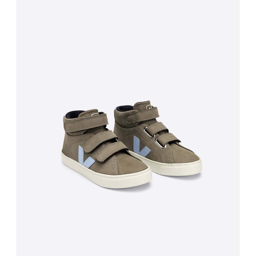 Veja ESPLAR MID NUBUCK Kids' High Tops Grey | NZ 695ZUT